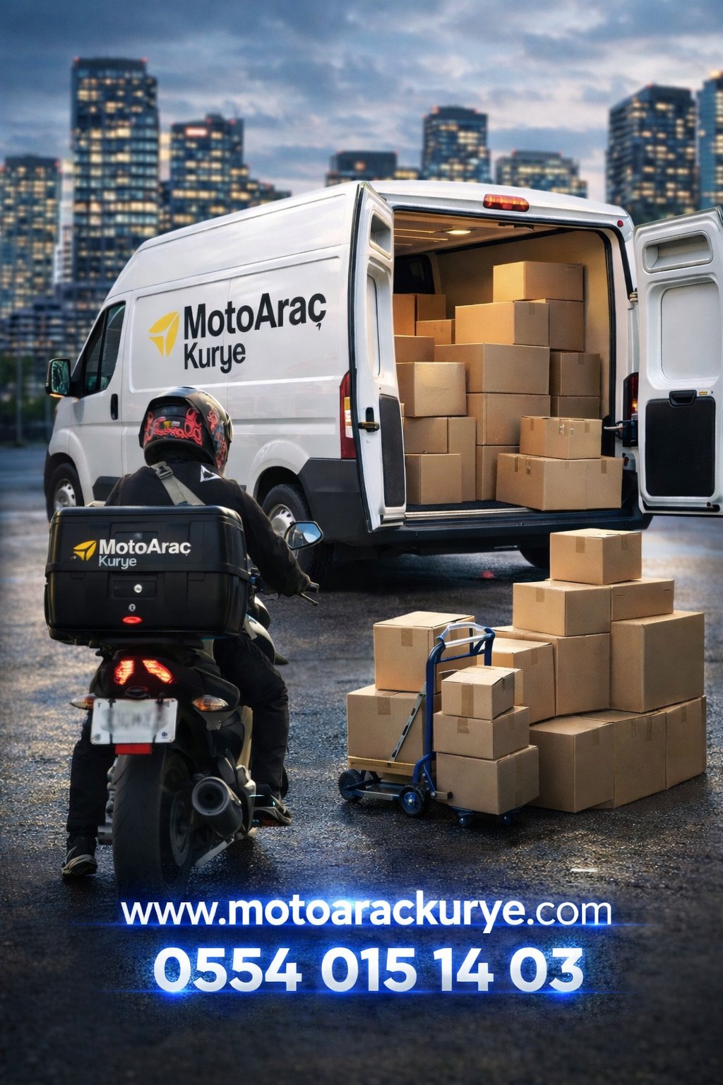 VIP motorlu kurye - müşteriye özel çözümler