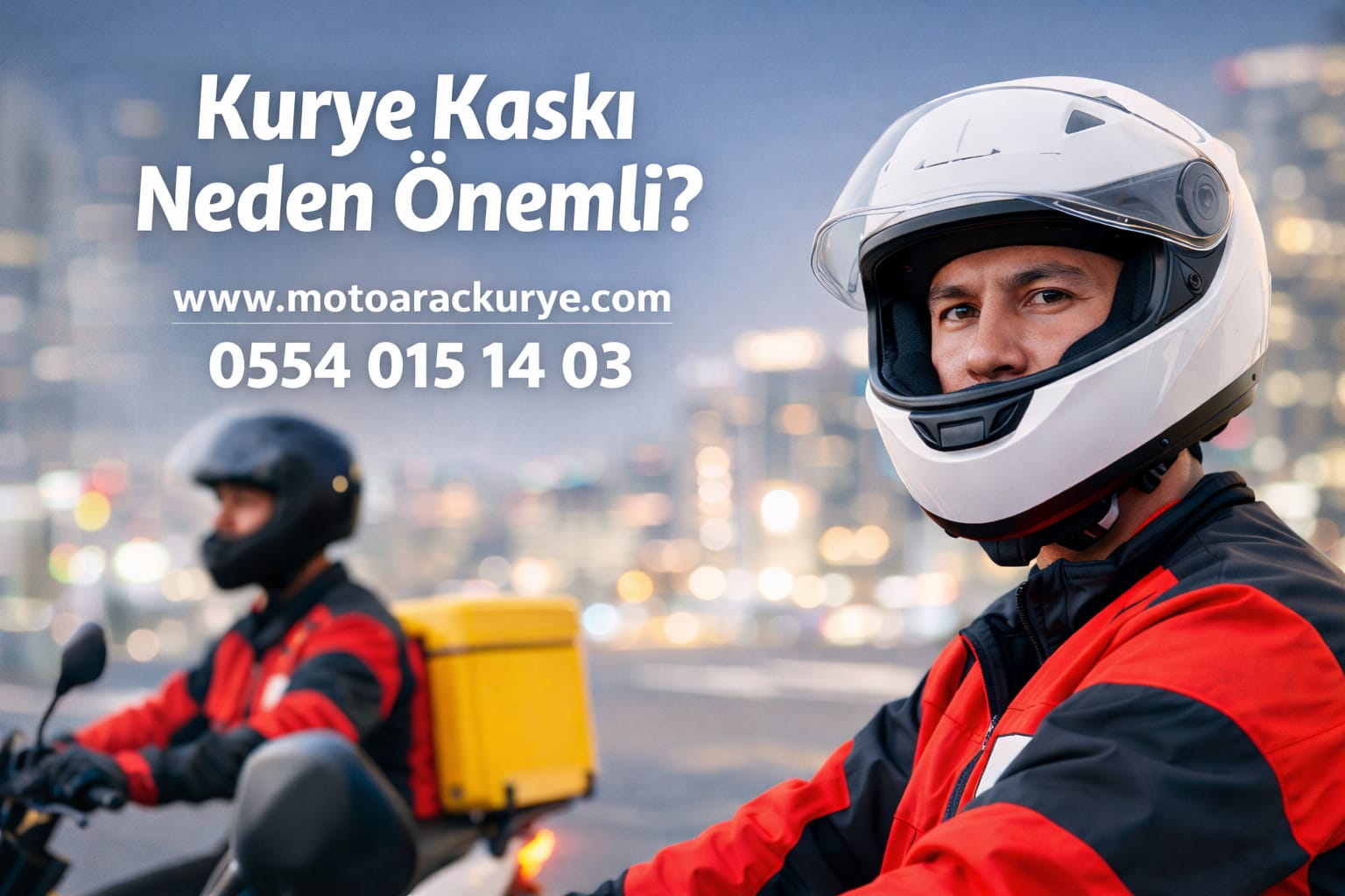 Kurye kaskı neden önemli?